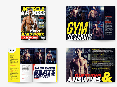 Fitness eBook Layout and Cover Design