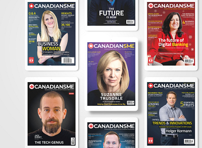 CanadianSME Business Magazine Cover adobe photoshop business magazine magazine cover magazine cover design