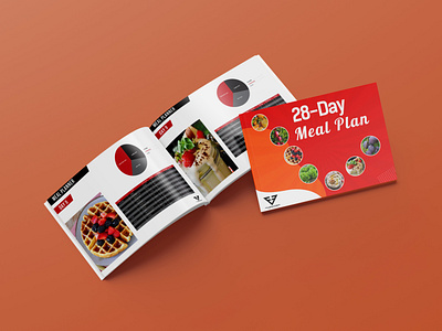 28 Day Meal Plan adobe indesign adobe photoshop diet plan ebook cover ebook layout layout design meal plan meal planner pdf design