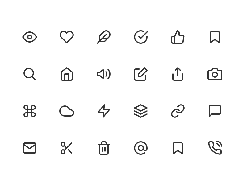 Feather - 200+ Free Icons by Cole Bemis on Dribbble