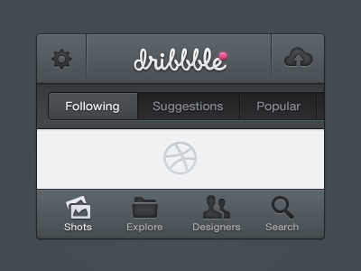 Dribbble App (v2)