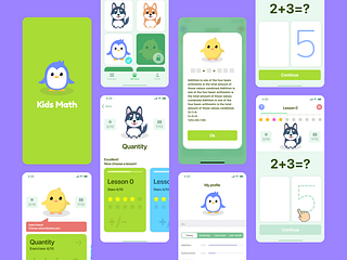 🎒Kids Math App 👧👦 by Anastasiya Vorontsova on Dribbble