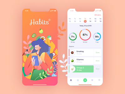 Habits app 🧡