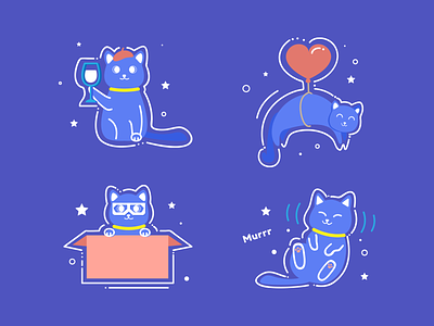 Cat illustrations 🐱 animation art artwork illustration vector