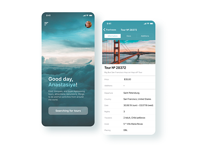 Travel app mobile  🧳