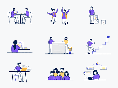 Landing Page Illustration Set