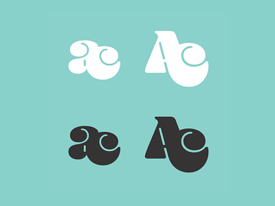 Monogram Logo Exercise branding illustrator logo logotype monogram typogaphy