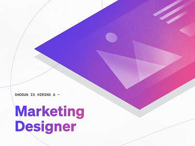 Hiring Marketing Designer