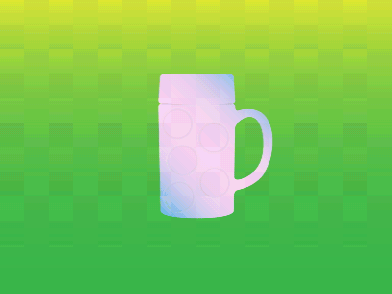 The flat smooth beer! animation flat gif gradient icon smooth