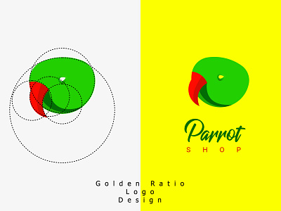 Golden Ratio Parrot Logo Design animation app branding creativity design designs graphics icon illustration logo logodesign logos logotype mascot mind map typography ui ux vector web