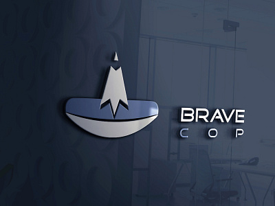 Brave Cop Logo animation app branding creativity design designs graphics icon illustration logo logodesign logos logotype mascot mind map typography ui ux vector web
