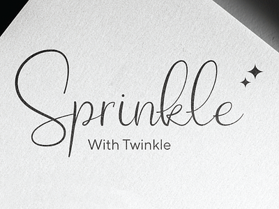 Concept Logo - Sprinkle With Twinkle