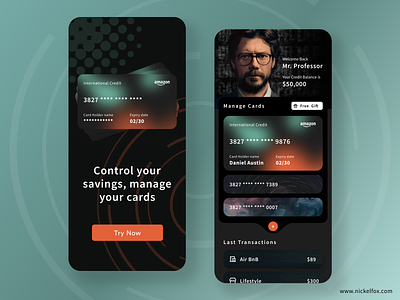Manage Cards and Transactions assets card cards community figma finance fintech app free gift freebie gradient gradient design home assets homescreen manage money onboarding tracking transaction ui ui design