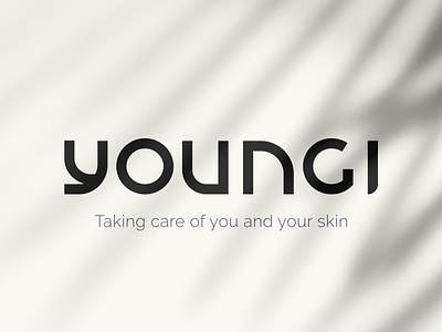 Youngi app beauty brand branding design logo logo design logo design branding spa
