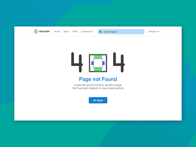 Daily UI 008 404 Not Found - Web 404 error 404page adobe xd daily 100 challenge dailyui minimalism user interface design website design