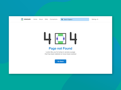 Daily UI 008 404 Not Found - Web
