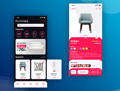 Furniture App Exploration app app design design furniture furniture app furniture store interaction design mobile ui ui ui design uidesigner uiux user experience user inteface ux ux design