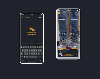 Kicks - Sneakers App Dark UI Neumorphism android app design dark ui ecommerce interactive ios iphonex mobile neumorphism shoes skeuomorphism sneakers soft ui ui ui design uiux ux design