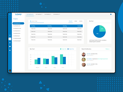 Dashboard Concept admin admin panel adobe xd app ui dashboard dashboard ui design graphs prototype ui ux