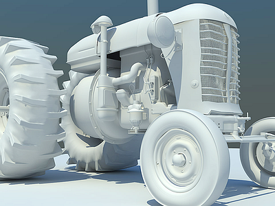 3D Tractor 3d c4d cinema 4d cinema4d light model modeling render tractor vehicle