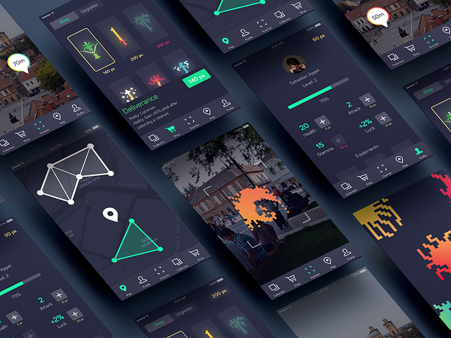 Tinyverse UI Concept by Sebastian Appel on Dribbble