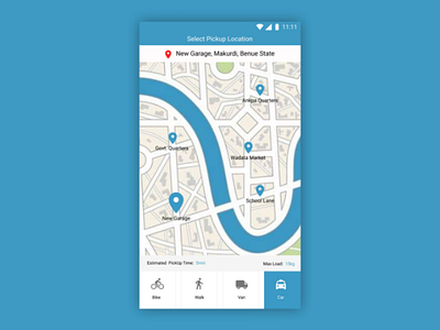 DailyUI #029 Map dailyui app designer