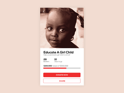 DailyUI #032 #Crowdfunding Campaign