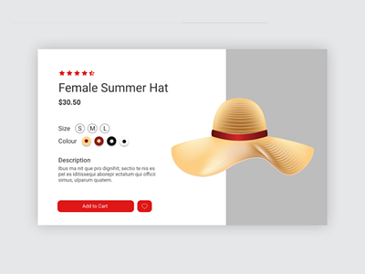 DailyUI  #033 #Customize Product