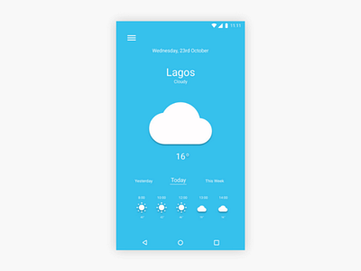 DailyUI #037 #Weather dailyui app designer