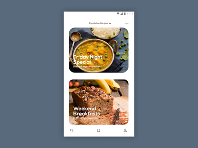 DailyUI #040 #Recipe dailyui app designer