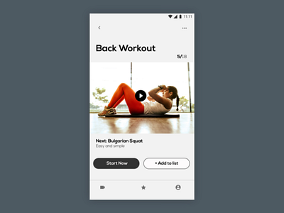 DailyUI #041 #Workout Tracker dailyui app design