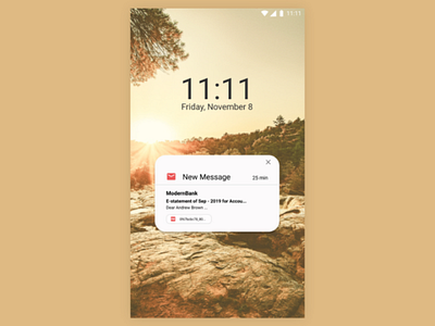 DailyUI #049 #Notification