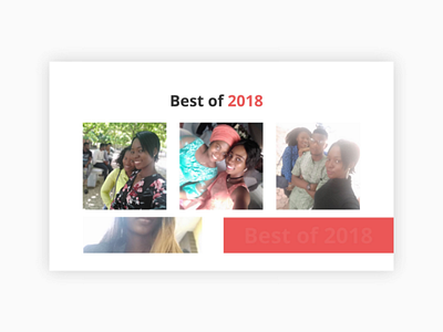 DailyUI #063 #Best of 2018