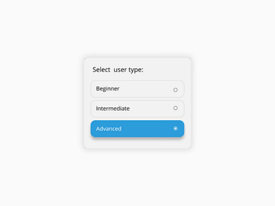 DailyUI #064 #Select User Type