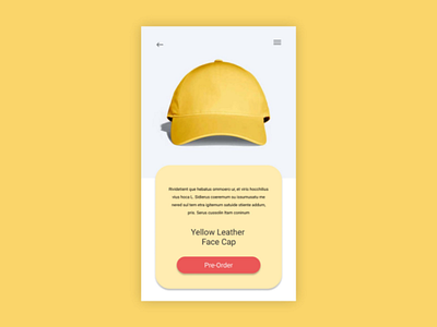 DailyUI #075 #Pre-Order