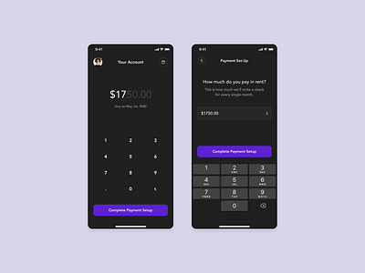 Payment Set Up dial ios mobile payment payment app rent