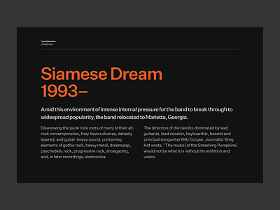 Typography study #2 art direction landing page type typography visual design