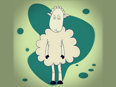 Small sheep sheep shock fun funny