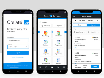 Crelate Connector mobile app