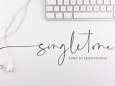 Singletone Free Signature Font design font free font free fonts freebie freebies typeface typefaces typogaphy typography