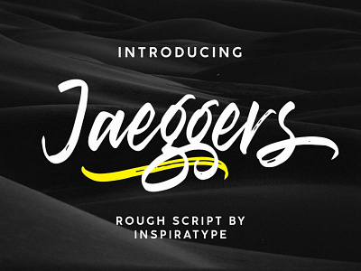 Jaeggers - Free Natural Calligraphy Font