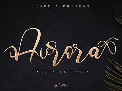 Aurora Free Calligraphy Font design font free font free fonts freebie freebies typeface typefaces typogaphy typography