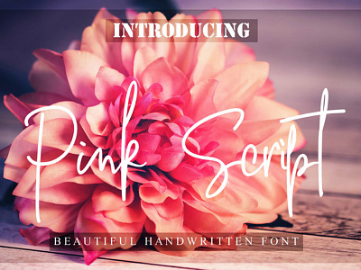 Pink Script - free fashionable font