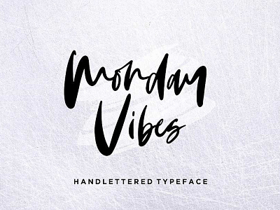 Monday Vibes - Free Handwritten Typeface
