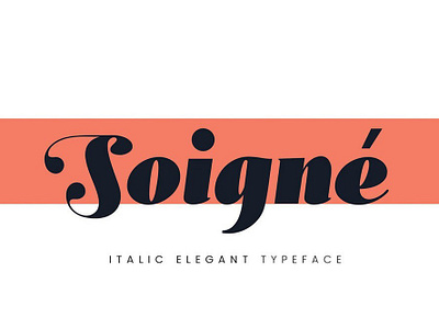 Soigné - free italic elegant typeface