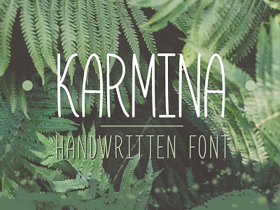 Karmina - free handwritten font
