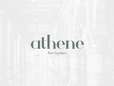 Athene Free Font apparel branding design font font family free font free fonts freebie freebies typeface typefaces typogaphy typography