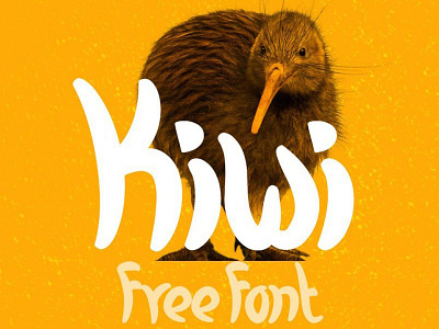 Kiwi - free fresh and casual font design font font family free font free fonts freebie freebies typeface typefaces typogaphy typography