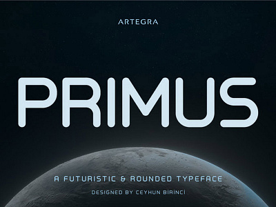 Primus - free futuristic font