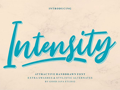 Intensity Free Script Font